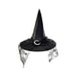 thumbnail image 4 of para Halloween, accesorios de disfraz, ala ancha para decoración, accesorios fotográficos modernos, puntiagudo, sombrero de mago para Carnaval Negro Yinane Sombrero de bruja, 4 of 8