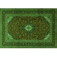 thumbnail image 1 of Ahgly Company Indoor Rectangle Medallion Green Traditional Area Rugs, 5' x 7', 1 of 1