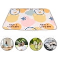 thumbnail image 1 of Urine Pads, Soft Skin Friendly Water Absorption Breathable Waterproof Bed Pads Washable  for Incontinence for Strollers, 1 of 8