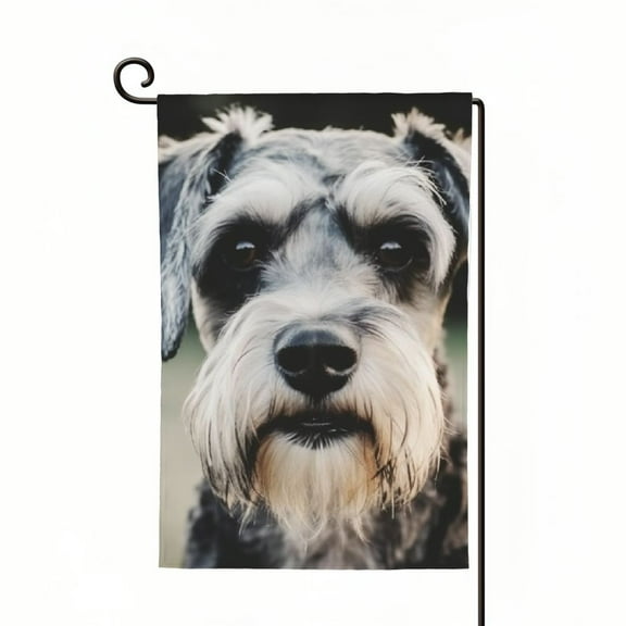 Heduofu Custom Memorial Flag-Personalized Pet Dog Memorial Garden Flags Banners in Loving Memory with Photo Name Date for Outdoor Yard Home Decorations for Grave Double Sided  White