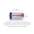 thumbnail image 6 of Tenergy 12-Pack Tenergy 3V 1400mAh Propel Lithium Primary Batteries with PTC Protection, 6 of 8