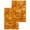Orange, variant on Red Geometric Kitchen Dish Towels for Drying Dishes Set of 2, Vintage Minimalism Abstract Aesthetic Waffle Weave Microfiber Hand Tea Bathroom Towels Quick Dry & Absorbent Towel 15.7x23.6