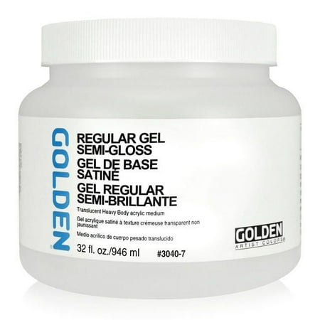UPC: 0738797304079 | Golden Artist Colors  32 oz  Regular Gel  Semi-Gloss