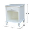 thumbnail image 7 of International Concepts Cottage Square End Table in Beach White, 7 of 7