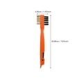 thumbnail image 2 of Air Fryer Copper Wire Brush Reliable Cleaning Brush 20.00X5.00X2.00CM Orange, 2 of 8