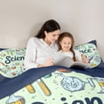 thumbnail image 5 of Homewish Chemical Science Queen Comforter Set, Kawaii Cartoon Bedding Sets, Teens Kids Girls Boys Reversible Bedding Comforter Set, Microfiber Bedroom Decor, 3-Piece, 5 of 8