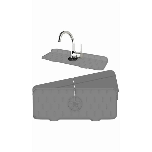 Silicone Faucet Mat For Kitchen Sink Splash Guard Bathroom Sink Slip Drain Pad