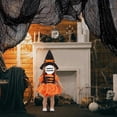 thumbnail image 4 of HUMJUSE Halloween Doll Clothes for 18-Inch-Dolls, Halloween Witch Costume with Hat for 18 Inch Doll Clothes, Ages 6+, No Doll, 4 of 6