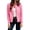 Pink, variant on Cmfcve Women's Zip Up Cardigan Sweater Fall Winter Sweaters Jacket Long Sleeve Ribbed Knit Cropped Jackets with Pockets