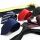 thumbnail image 3 of Corbata formal de negocios para hombre, corbata de equipo para novio de boda, corbata de rayas de seda de poliéster, 3 of 4