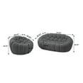 thumbnail image 5 of bokifol Modern Sofa Loveseat for Living Room,Couches Loveseat with Single Seat for Bedroom,Office,Apartment,Dorm,Studio(Grey), 5 of 6