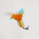 thumbnail image 5 of Juguete para gatos con caña de pescar, juguete interactivo divertido con varita telescópica, con 7 plumas, se puede utilizar para gatitos y gatos (las plumas se distribuyen al azar) ER, 5 of 5