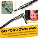 thumbnail image 3 of Instrumento Musicales Guitarra Eléctrica Bajo Audio Cable 6m Negro/Plata, 3 of 5