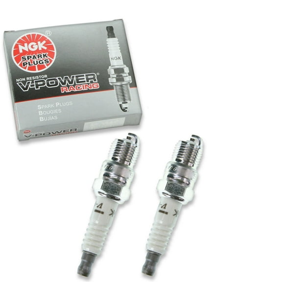 2 pc NGK 6468 V-Power Racing Spark Plugs for 272 436TS 672 BL60Y V59YC Ignition Wire Secondary