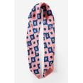 thumbnail image 2 of Bimba Orange Aztec Geometric Printed Pure Silk Scarf Neck Wrap Summer Hair Bandanas For Women 40 x 80 Inches, 2 of 6