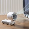 thumbnail image 1 of Ventilador Turbo Mano USB Recargable Ventilador Mano Plegable Cuello Colgable (blanco), 1 of 9