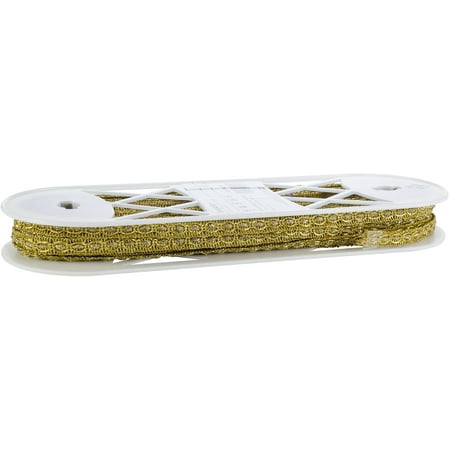 Open Alzak Trim - Simplicity Open Weave Mylar Gimp Metallic Trim .5