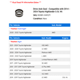 thumbnail image 2 of Drive Axle Seal - Compatible with 2014 - 2024 Toyota Highlander 3.5L V6 2015 2016 2017 2018 2019 2020 2021 2022 2023, 2 of 2
