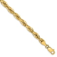 thumbnail image 1 of 14ky 4.75mm Semi-Solid Rope Chain (Weight: 3.14 Grams, Length: 8 Inches), 1 of 4