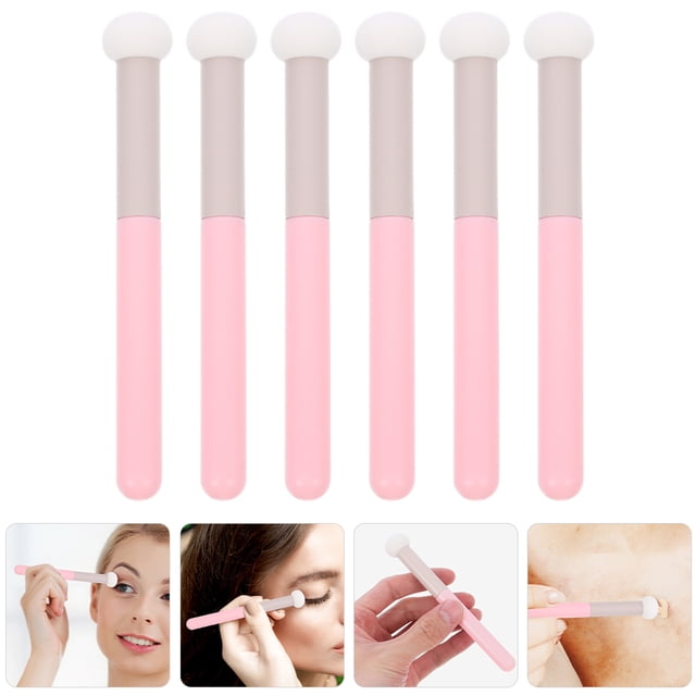 Raindrops 6Ud Brochas Esponja Con De Hongo Para Maquillaje Y Compacta