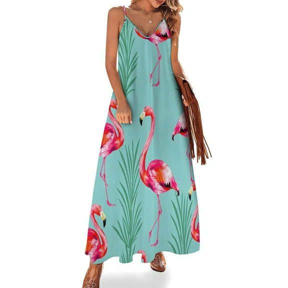 Flamingo Sleeveless Dress Dresses Ladies 2025 Cocktail of Dresses