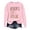 Pink, variant on Women's And Winter Half Open Zipper Lapel Casual Pullover Hoodie