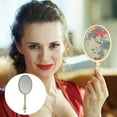thumbnail image 4 of MasteelfCA Retro Handle Mirror Portable Women Makeup Mirror Carry Handheld Mirror, 4 of 8