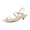 Gold, variant on Cushionaire Soprano Women’s One Band Kitten Heel with Ankle Strap – Minimalist Dress Sandal with Memory Foam & Strappy Silhouette