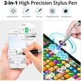 thumbnail image 3 of Capacitive Stylus Pen (4 Pack), Universal Stylist Pens 2 in 1 Precision Series Fine Point Disc Touch Screen for iPhone/iPad/Android/Tablet and All Screens, 3 of 6