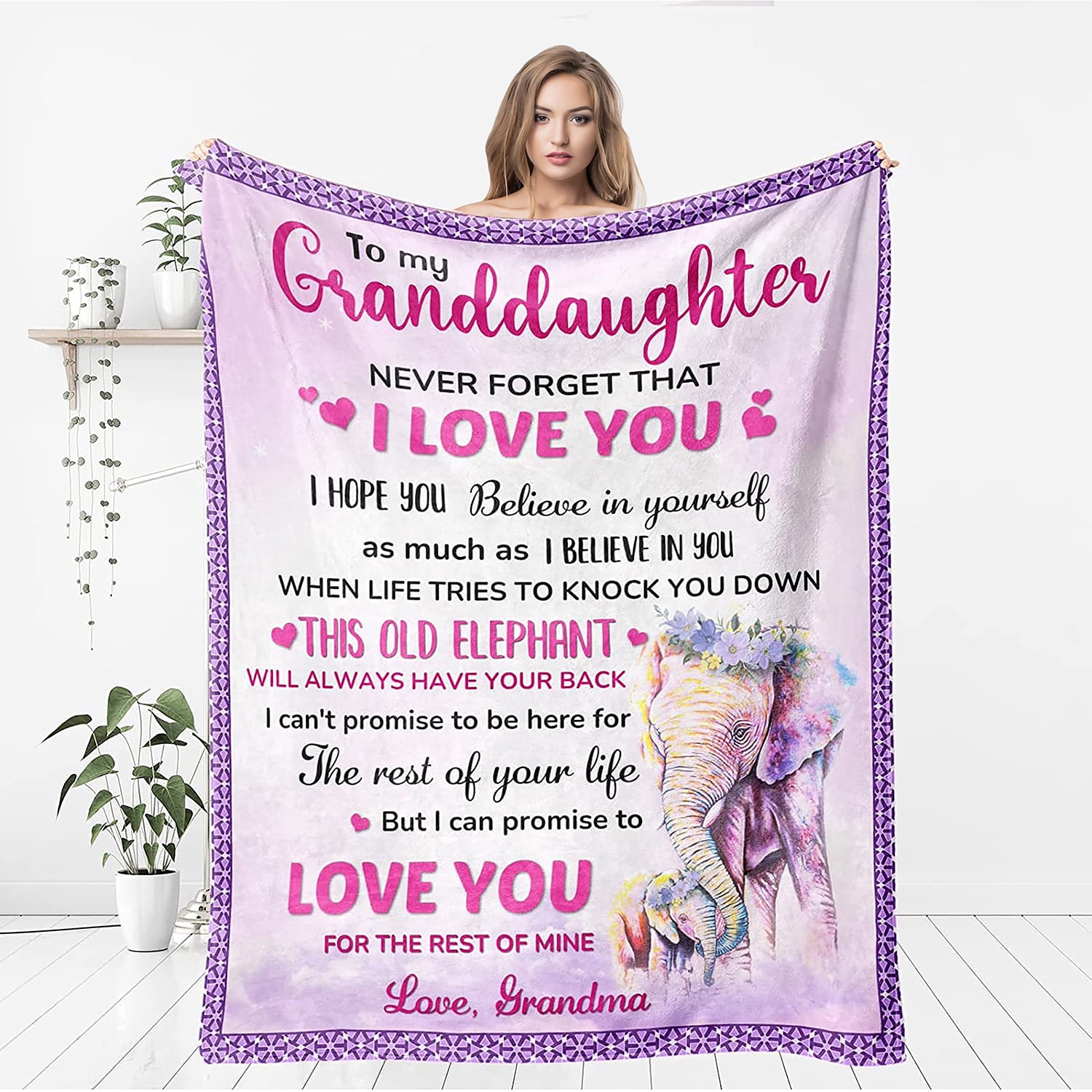 Granddaughter Gifts from Grandma Granddaughter Gifts Blanket