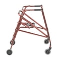 thumbnail image 4 of Inspirado en el andador posterior ligero Drive Nimbo 2G Mobility Aid con asiento, grande, color rojo castillo, 4 of 5
