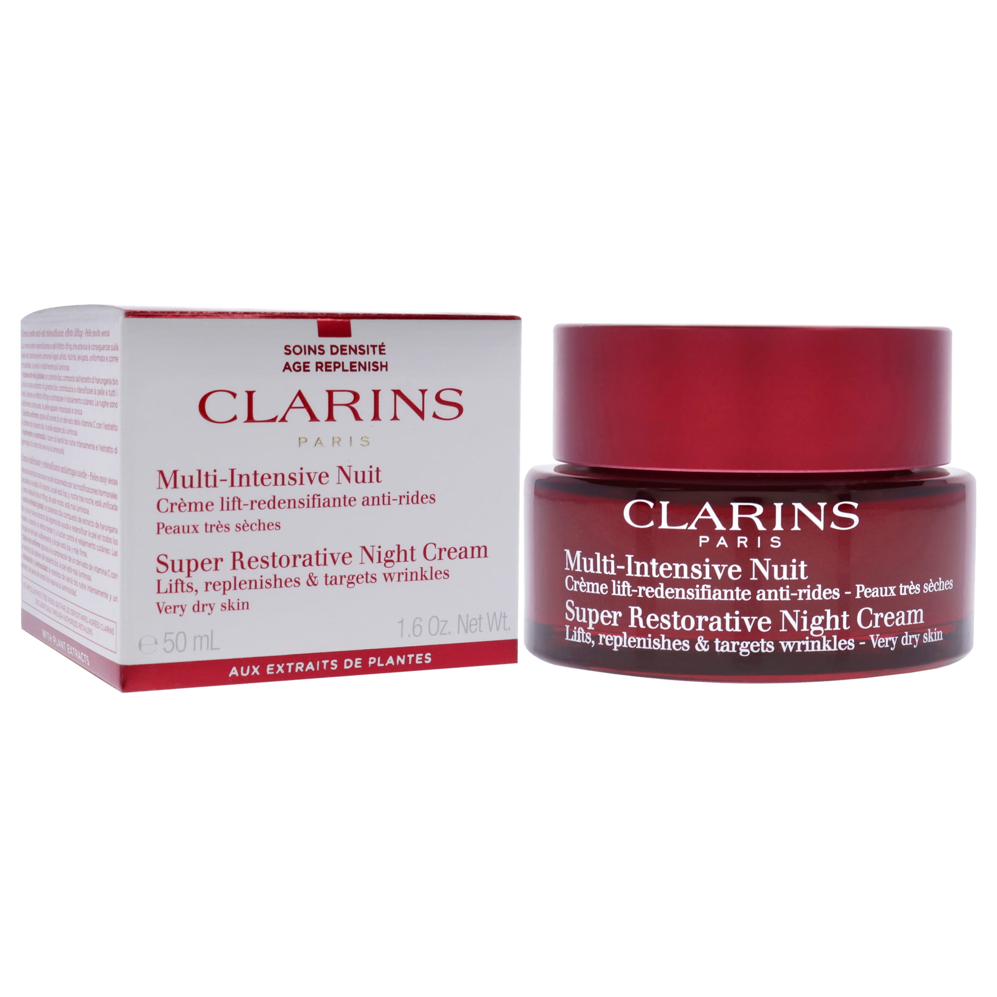 Super Restorative Night Cream - Very Dry Skin by Clarins for Women - 1.7 oz Cream