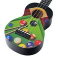 thumbnail image 4 of Mahalo Ukuleles MA1PL-U Mahalo Art Series Soprano Ukulele, Pool Motiff, 4 of 6