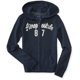 thumbnail image 2 of Aeropostale '87 Logo Sudadera con capucha para mujer, azul, peque?o Aeropostale Sudadera, 2 of 2