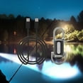 thumbnail image 1 of Linterna LED de bolsillo con llavero, portátil, 1200 lúmenes de brillo, recargable por USB, para fiestas, hogar, emergencias, senderismo nocturno. Negro y plata, 1 of 8