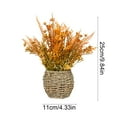 thumbnail image 3 of Hometravel Autumn Simulation Flower Arrangement, Thanksgiving Desktop Decor for Living Room, Office Decorations for Fall Season, Home, Kitchen Display, 3 of 6
