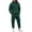 01#Dark Green, variant on Men's Quarter Zip Cargo Tracksuit Two Piece Outfit Multi Pockets Hoodie and Jogger Pants Drawstring Casual Athletic Set XL