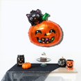 thumbnail image 4 of Globos de Halloween, globos grandes de Halloween, globos de aluminio Mylar para Halloween, suministros de decoración para fiestas de Halloween., 4 of 8