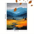thumbnail image 3 of Misty Missoula Montana Canvas Print, Abstract City Landscape, Home Wall Decor, 3 of 8