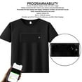 thumbnail image 3 of Camiseta LED, Programable, Camiseta Con Luz RGB, 512 Piezas LED, Tablero de Pantalla 16x32, Aplicacia Detectado, /iOS, Batería Recargable, para Fiestas Asombra el Coslay, 3 of 7