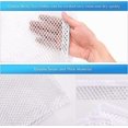 thumbnail image 4 of Lot de 6 Filet à Linge, Sac à Linge en Maille avec Cordon, Sac à Linge pour Machine à Laver, Filet à Linge Durable avec Cordon, Machine à Laver, Blanc, 4 of 5