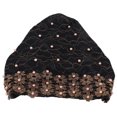 thumbnail image 3 of Head Wrap, Bright Gifts Comfortable Head Scarf Wraps Retractable  For Women For Daily Wear Black,Peacock Blue,Dark Green, 3 of 8