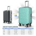 thumbnail image 5 of Goofa Teal Turquoise Glitter Pattern Luggage Covers For Suitcase,Suitcase Cover Protector Fit 18-32 Inch Luggage-Small, 5 of 9