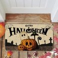 thumbnail image 2 of NSESSHome Clearance Halloween Pumpkins Decorative Doormat Non Slip Rubber Backing Washable Door Mat, Seasonal Fall Entrance Floor Mat Home Kitchen Carpet Decor Front Porch Rug, 2 of 6