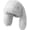 White, variant on Womens Rabbit Bucket Hat Faux Fur Bunny Ears Hats Mens Winter Warm Fuzzy Caps Plush Novelty Y2k Cap for Gift
