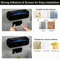 thumbnail image 5 of Toothbrush Sanitizer Holder With 360°  Mold & Odor Removal | Auto-cycle Uvc 100m Ions Fan Drying Wall Mounted 5-slot Holders For Bathrooms Toothbrushes, 5 of 9