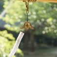 thumbnail image 4 of SKISUNO 10Pcs Golden Plastic Bead Caps for Wind Chime Making Lightweight Decorative Parts, 4 of 6
