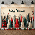 thumbnail image 2 of Decorative Design Christmas Banner Festive Decoration Merry Christmas Holiday Trees for Holiday Celebration Indoor Decoration Event Decoration, 2 of 9