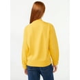thumbnail image 3 of Free Assembly Women's Pleated Shoulder Mock Neck Top, 3 of 6