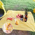 thumbnail image 4 of 5 tapetes de picnic desechables para salidas al aire libre, tela portátil para barbacoa, tapetes para césped, tapetes para playa a prueba de humedad y clavos molidos, 4 of 5